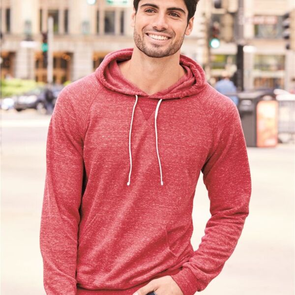 Snow Heather French Terry Pullover Hood Sweatshirt Thumbnail