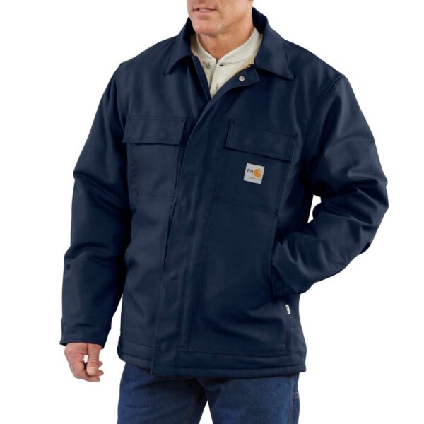 Carhartt Flame Resistant Duck traditional Coat/Quilt Lined Thumbnail