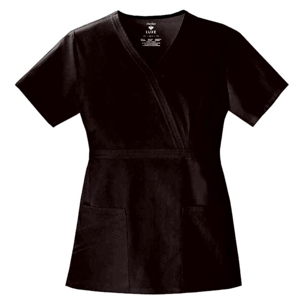 Cherokee Luxe Mock Wrap Scrub Top Thumbnail