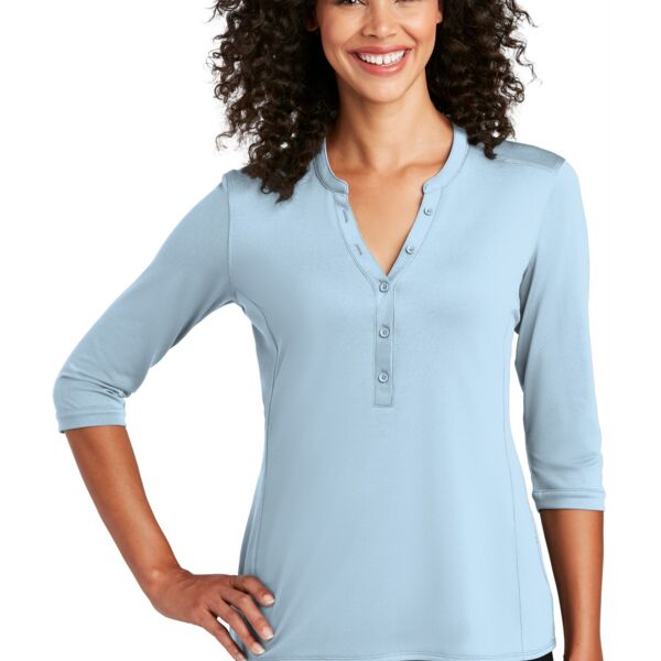 Ladies UV Choice Pique Henley Thumbnail