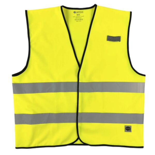 Buffalo Outdoors® Workwear Class 2 Hi Vis Reflective Safety Work Vest - Yellow Thumbnail