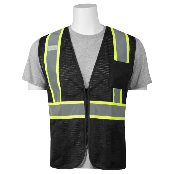 ERB Safety Non-Ansi Contrasting Trim Safety Vest Thumbnail