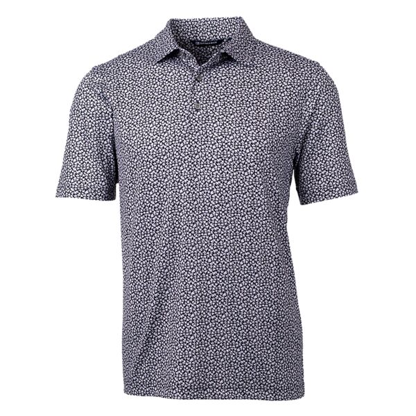 Cutter & Buck Pike Magnolia Print Stretch Mens Polo Thumbnail