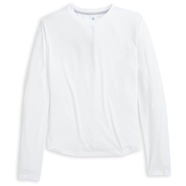 Johnnie-O Women's White Course Long-Sleeve T-Shirt Thumbnail