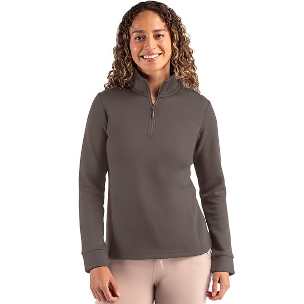 Clique Haven Recycled Womens Quarter Zip Sweatshirt Thumbnail