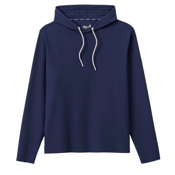 Johnnie-O Hoppin Ribbed Knit Performance Hoodie Thumbnail