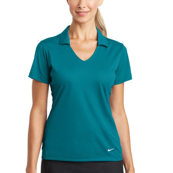 Golf Ladies Dri FIT Vertical Mesh Polo Thumbnail
