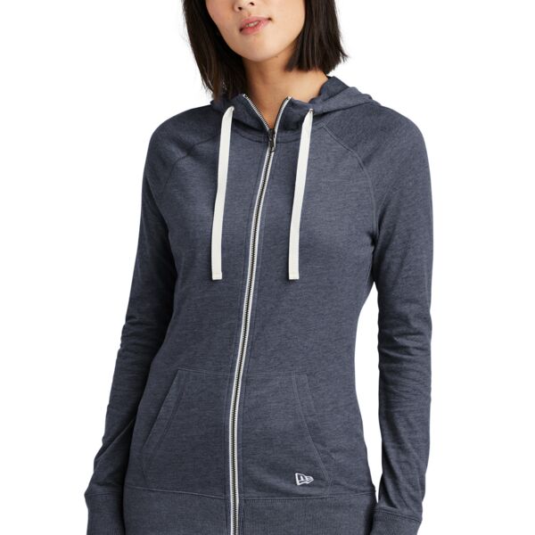 ® Ladies Sueded Cotton Full Zip Hoodie Thumbnail