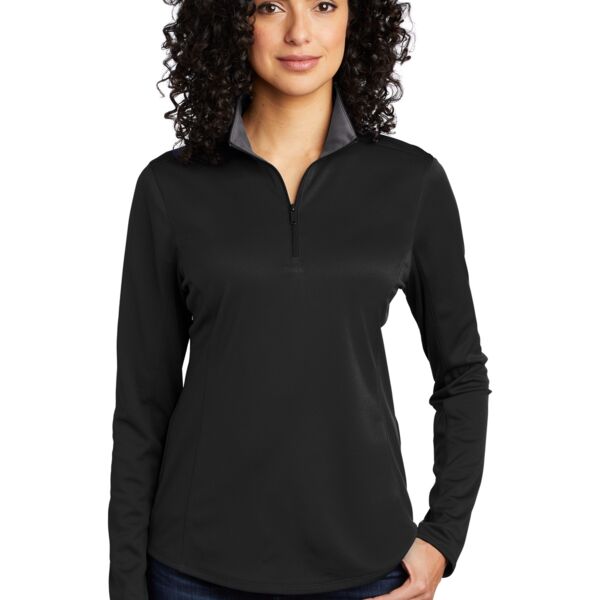 ® Ladies Silk Touch ™ Performance 1/4 Zip Thumbnail