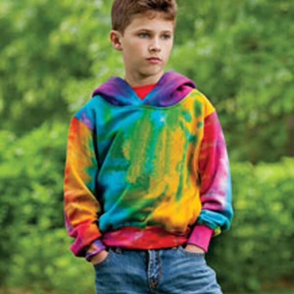 Youth Classic Fleece Tie Dye Hood Thumbnail